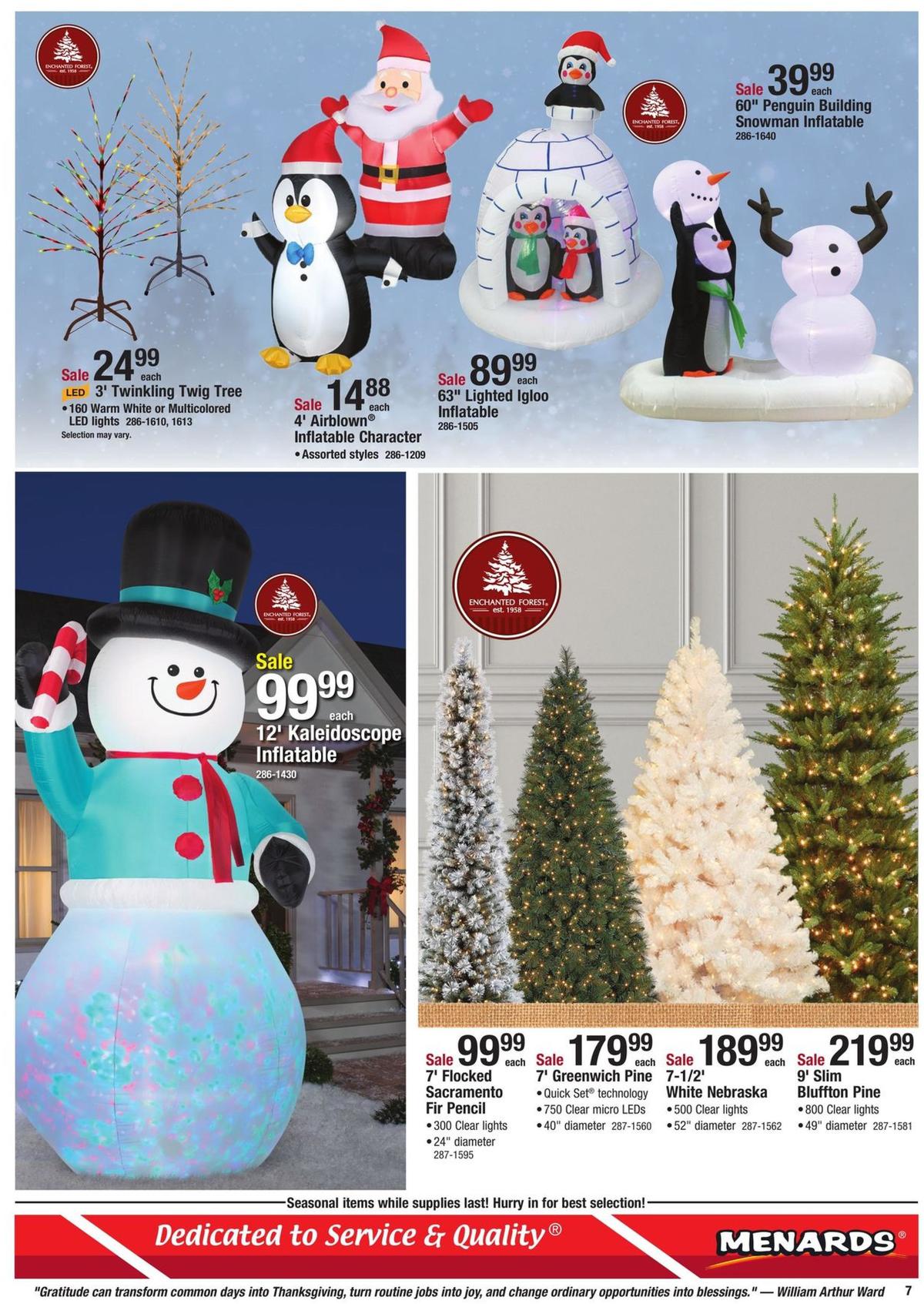 Menards Christmas Catalog Weekly Ads & Special Buys from November 24