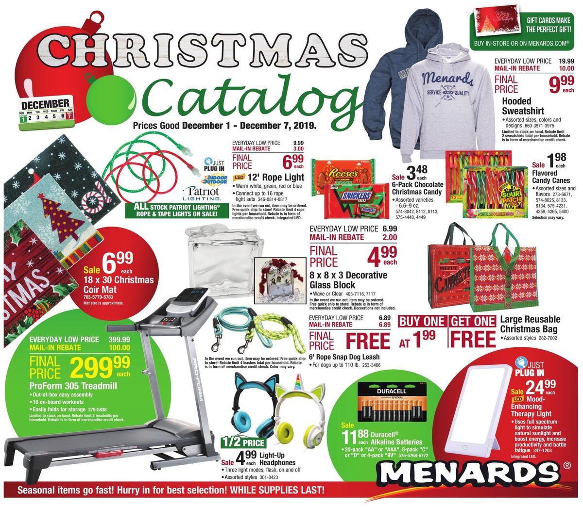 Menards Weekly Ads & Special Buys from December 1