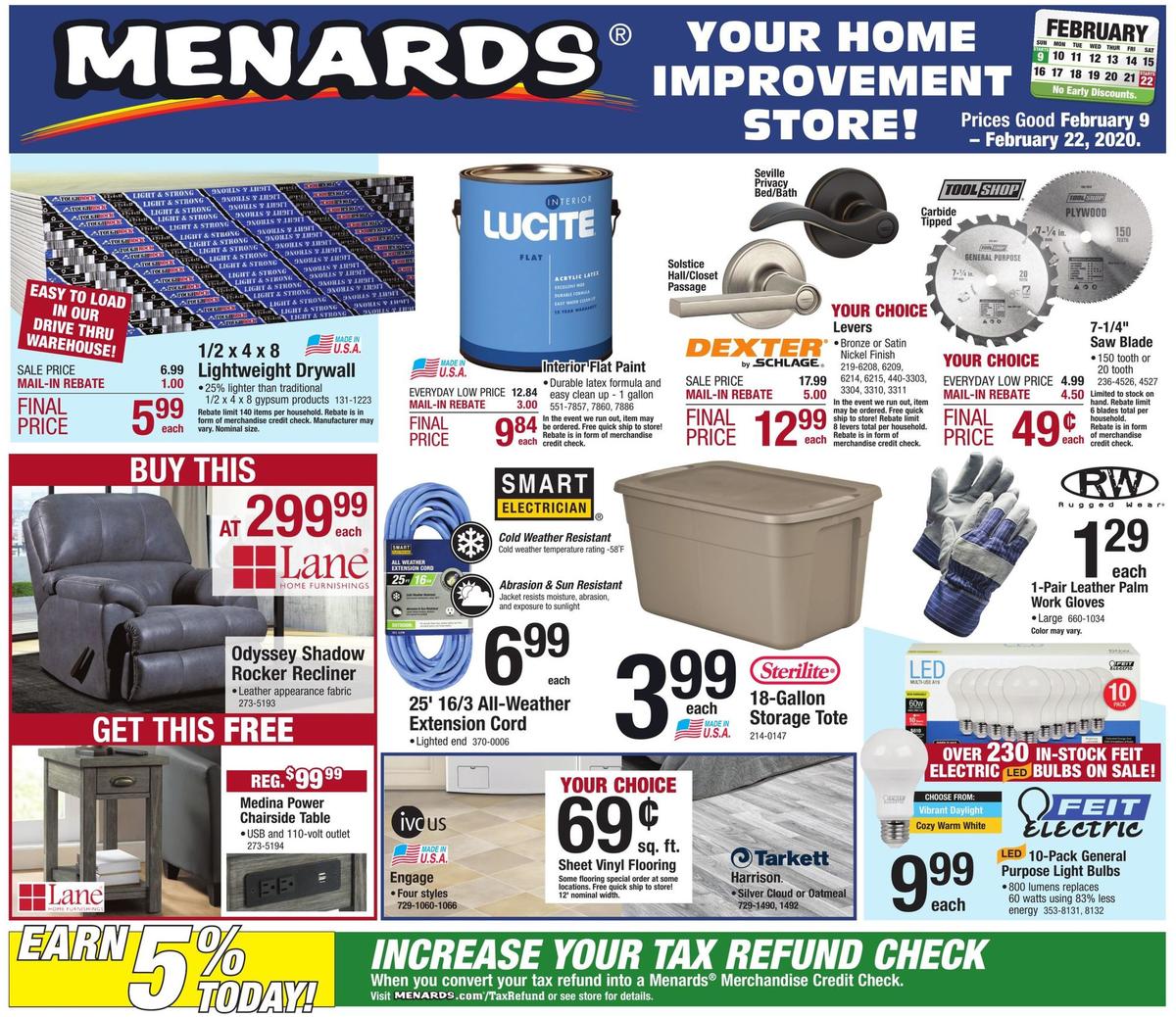 Menards Ad Paper