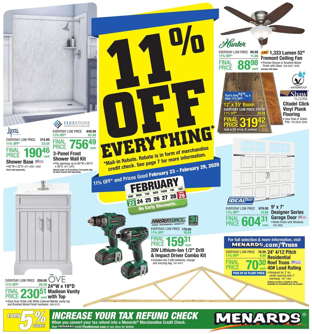 Menards Weekly Ads & Special Buys from February 23