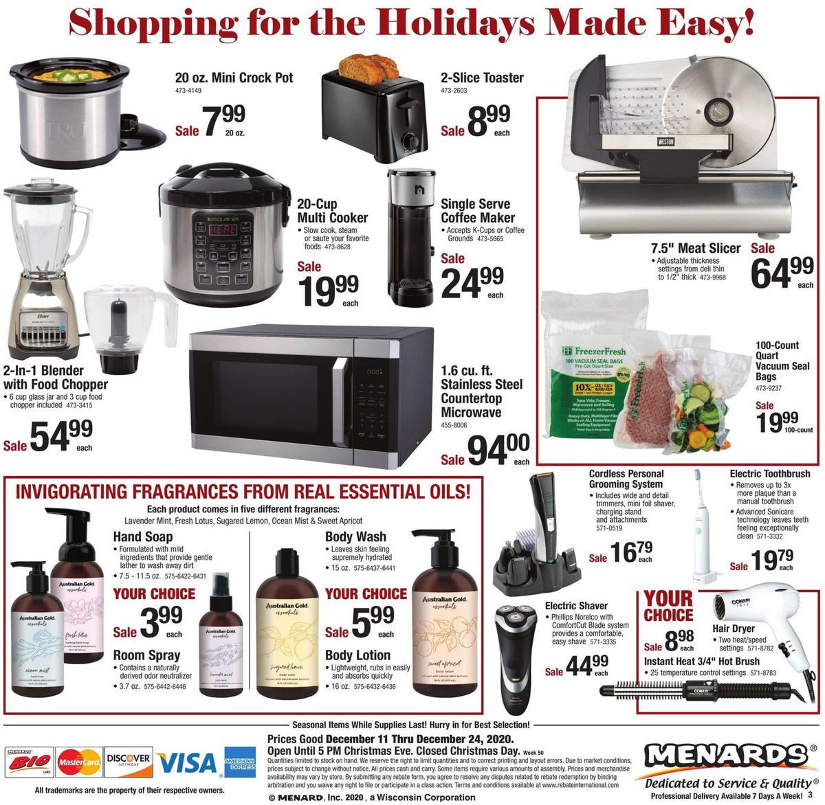 Menards Gifts for Everyone on Your List! Weekly Ads & Special Buys from ...