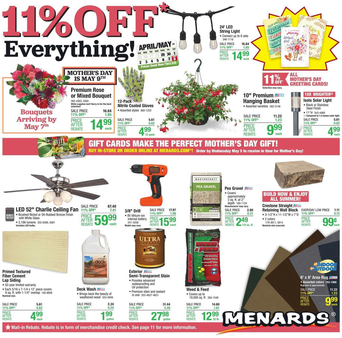 Menards Weekly Ads & Special Buys from April 29