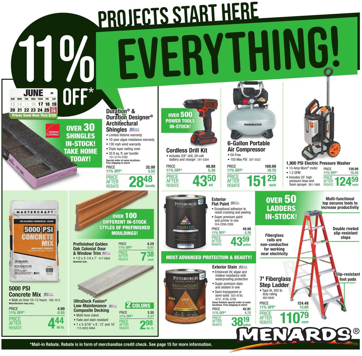 Menards Weekly Ads & Special Buys From June 17