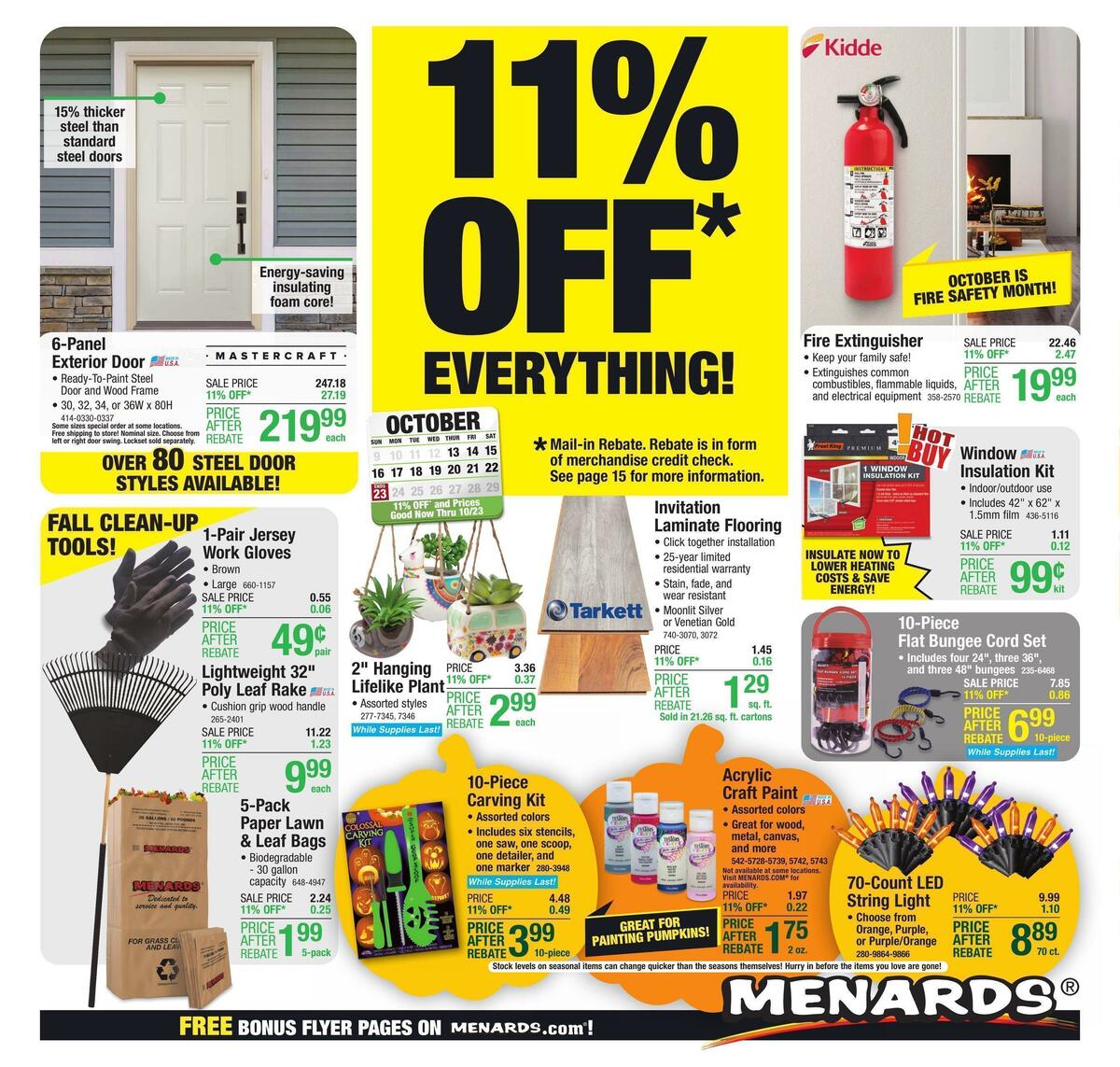 Menards Weekly Ads & Special Buys From October 12