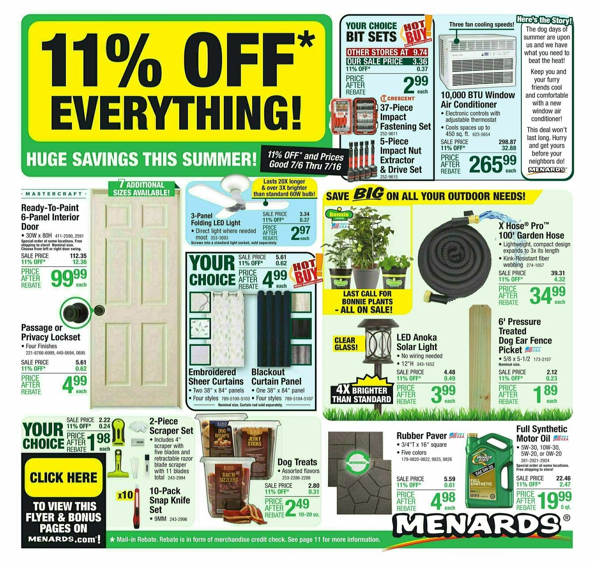 Menards Weekly Ads & Special Buys from July 6