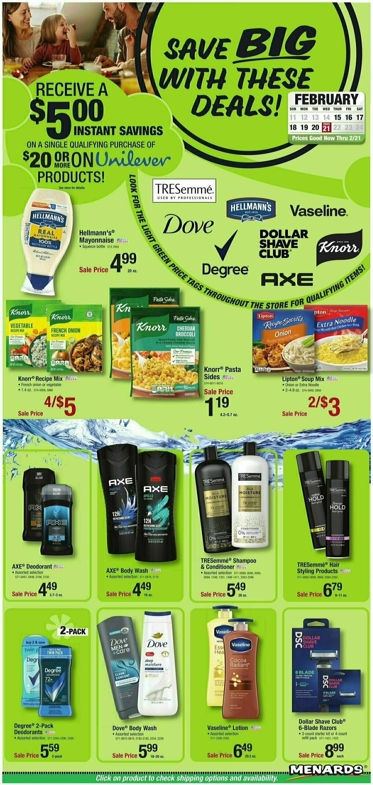 Menards Home Essentials Weekly Ads & Special Buys from February 14