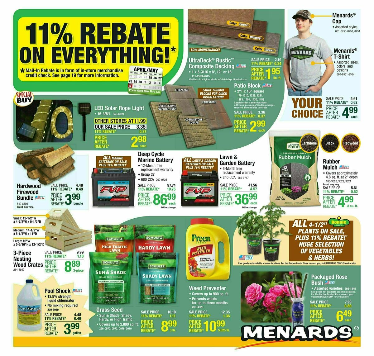 Menards Weekly Ads & Special Buys from April 24