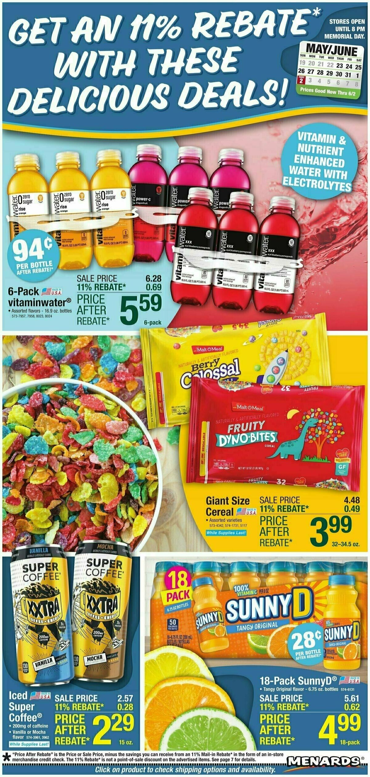 Menards Home Essentials Weekly Ads & Special Buys from May 22