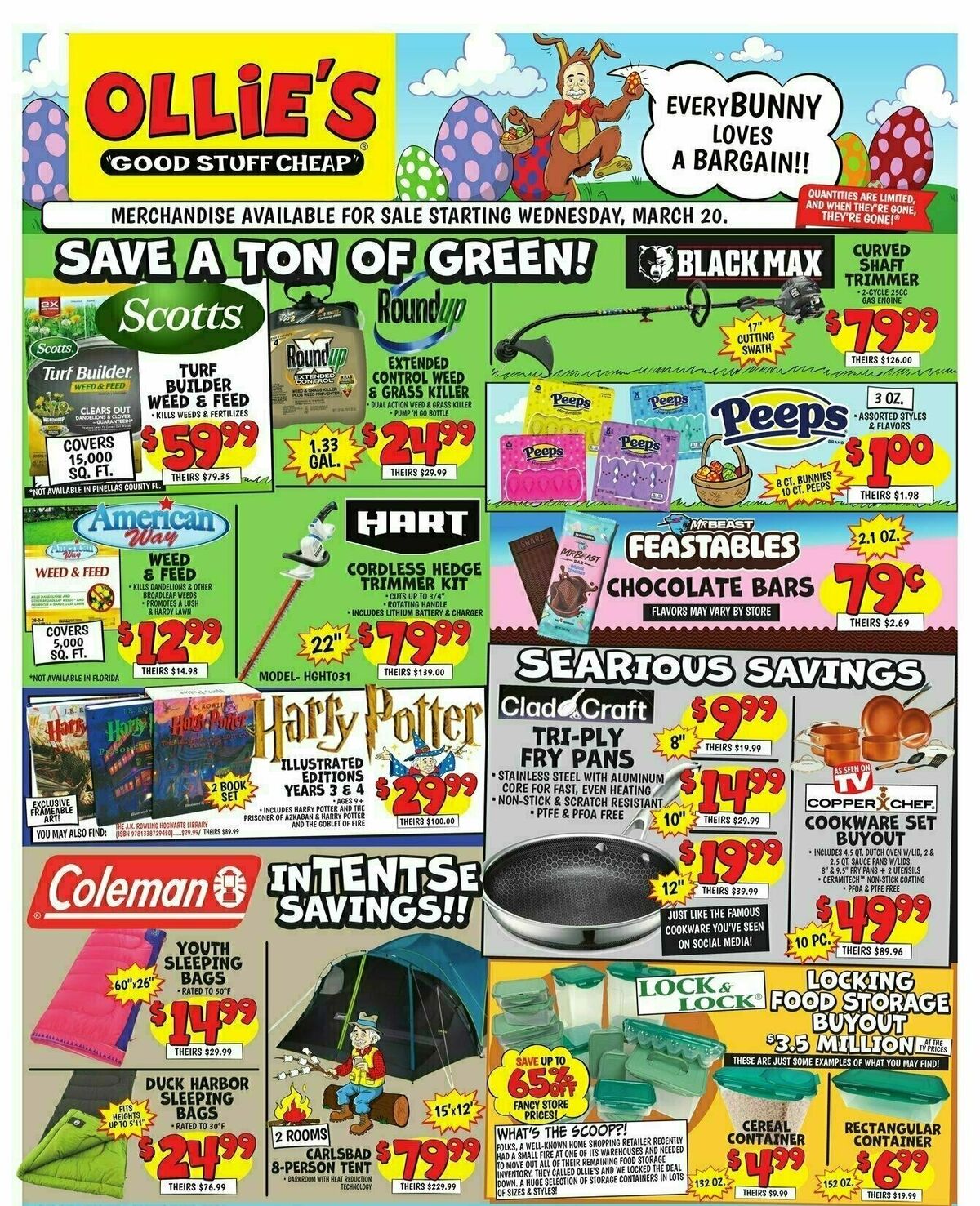 Ollie's Bargain Outlet Outlet Weekly Ad from March 20