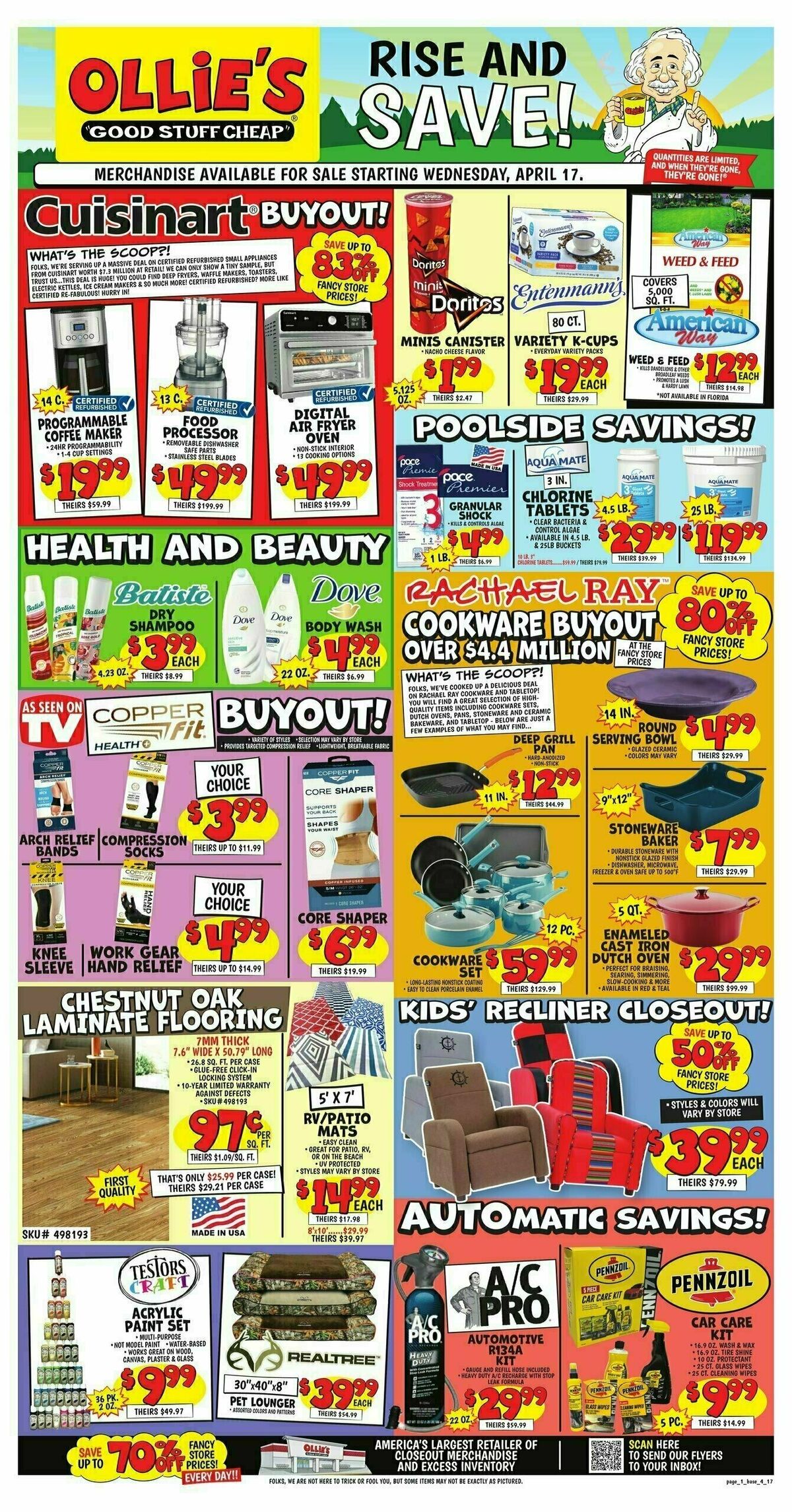 Ollie's Bargain Outlet Outlet Weekly Ad from April 17