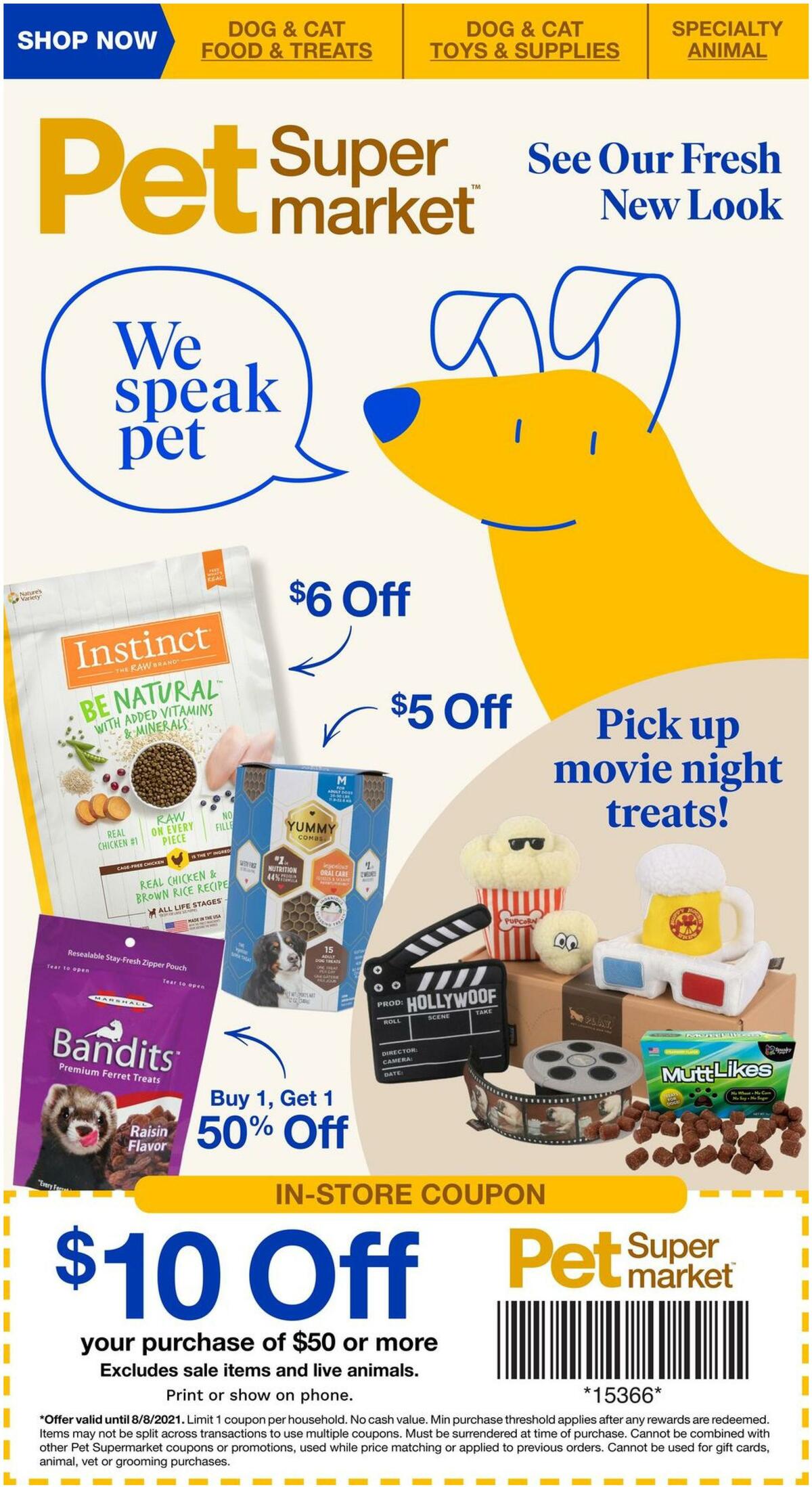 Pet Supermarket Local Ad & Deals from August 2
