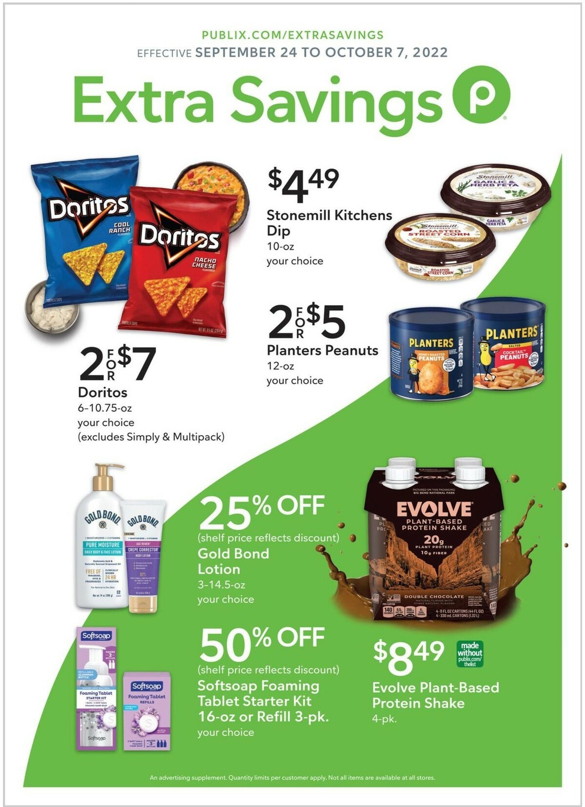 Publix Extra Savings Weekly Ad from September 24