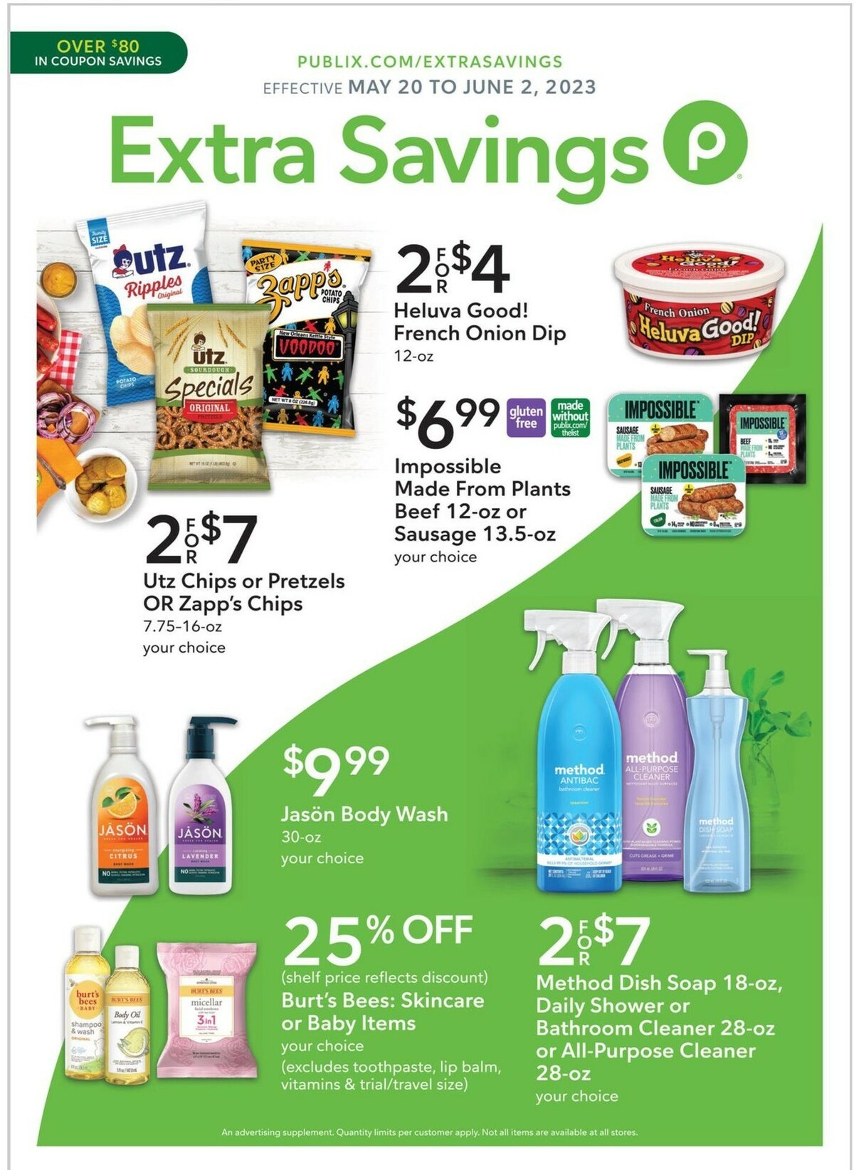 Publix Extra Savings Weekly Ad from May 20