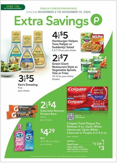 Publix Extra Savings