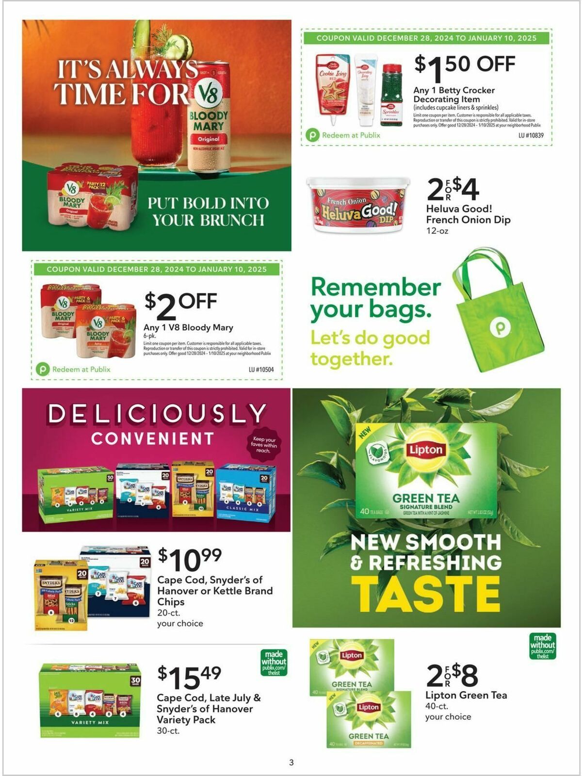 Publix Weekly Ad from December 28 Page 3