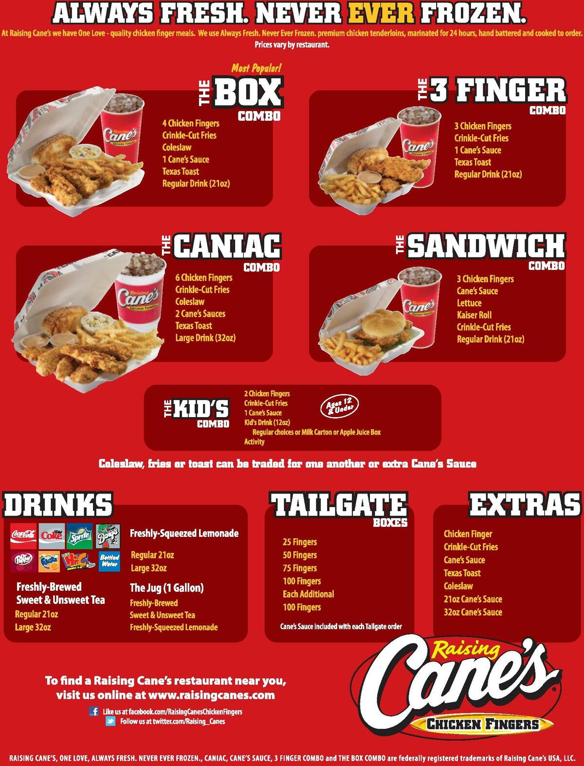 Cane's Bakersfield Hours at Catherine Tanner blog