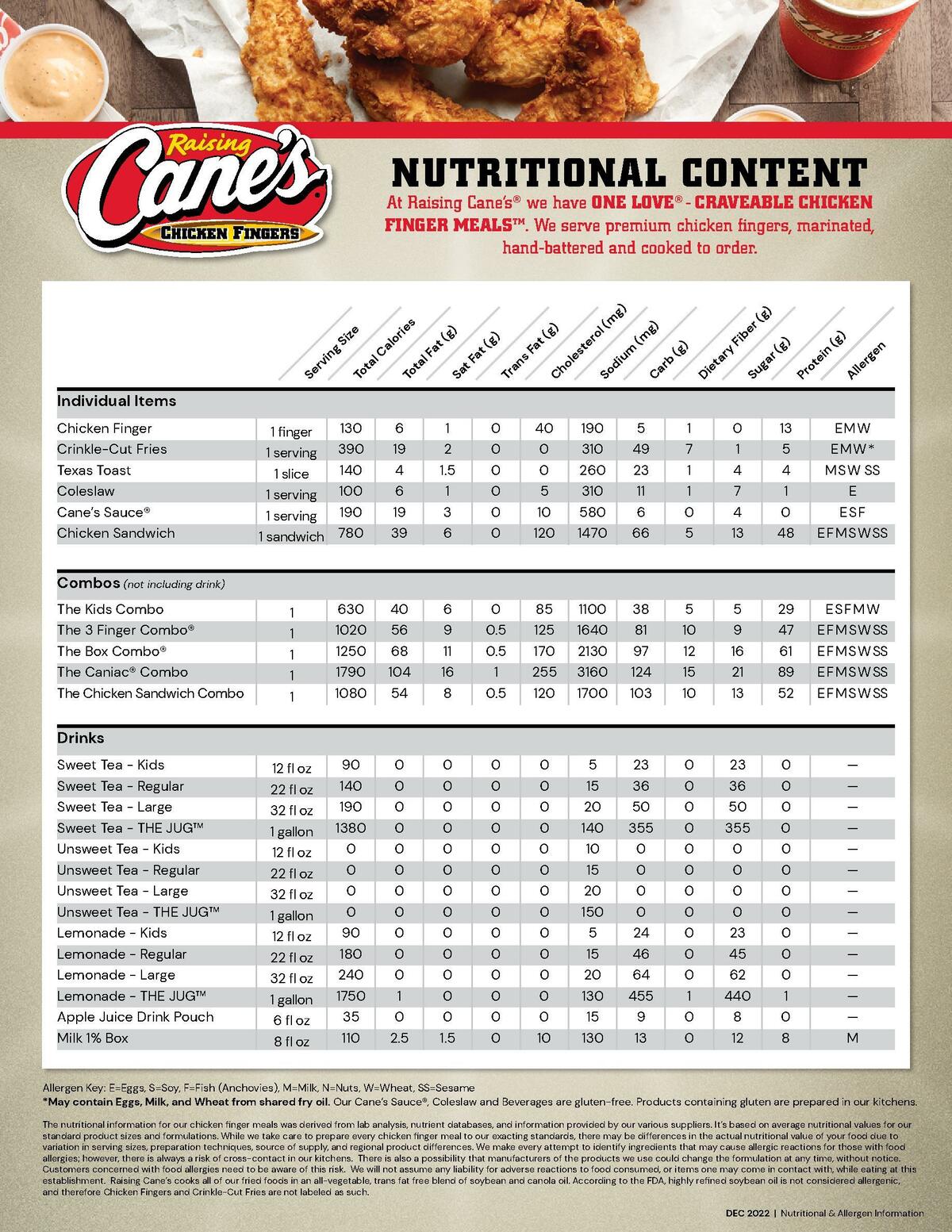 Giordano's Allergen Information at Lynda Dutil blog