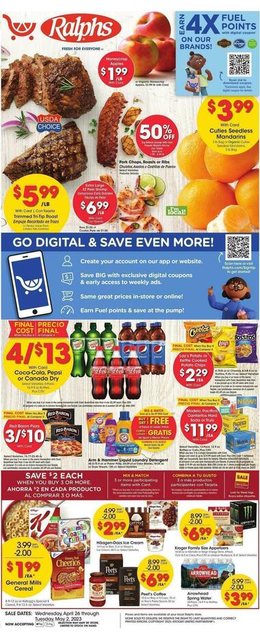 Ralphs - South Sunrise Way Ste A, Palm Springs, CA - Hours & Weekly Ad