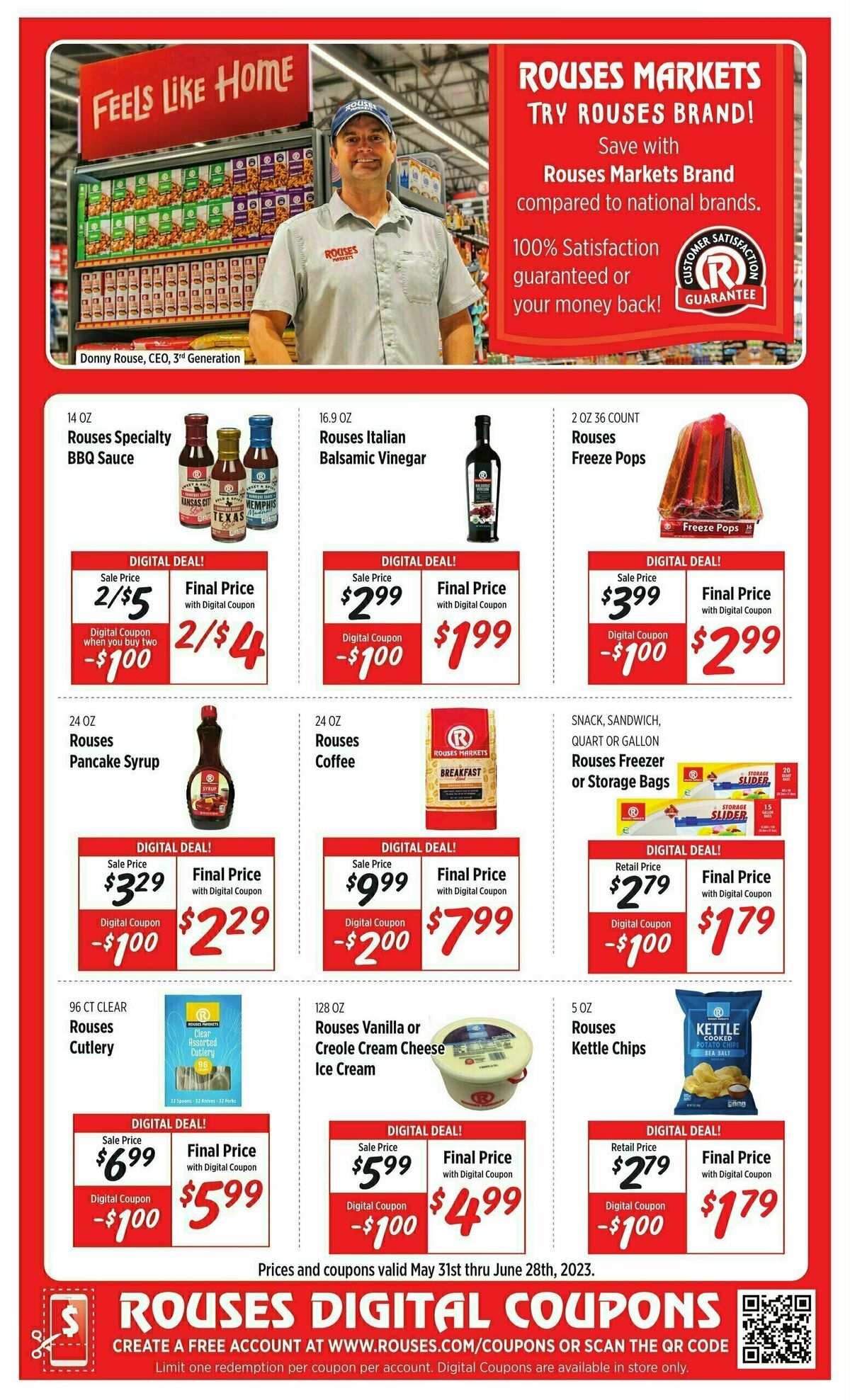 Rouses Markets Digital Coupons Weekly Circular from May 31