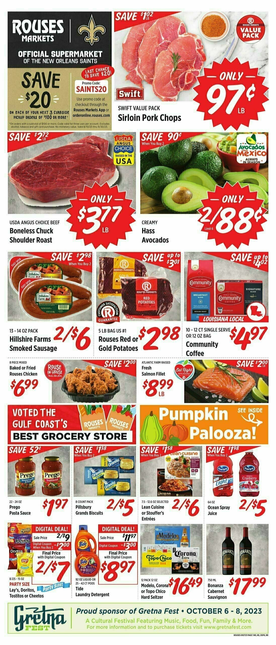 Rouses Markets Weekly Circular from September 27