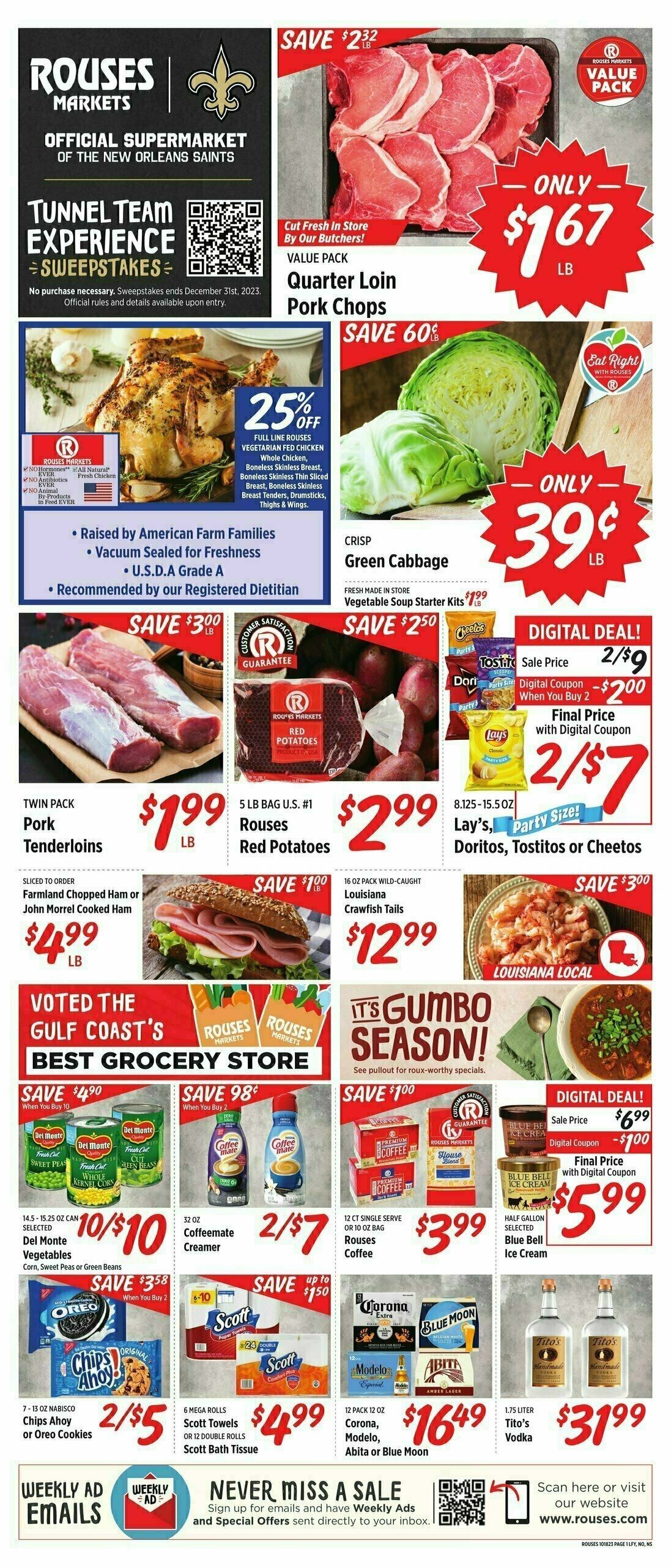 Rouses Markets Weekly Circular from October 18