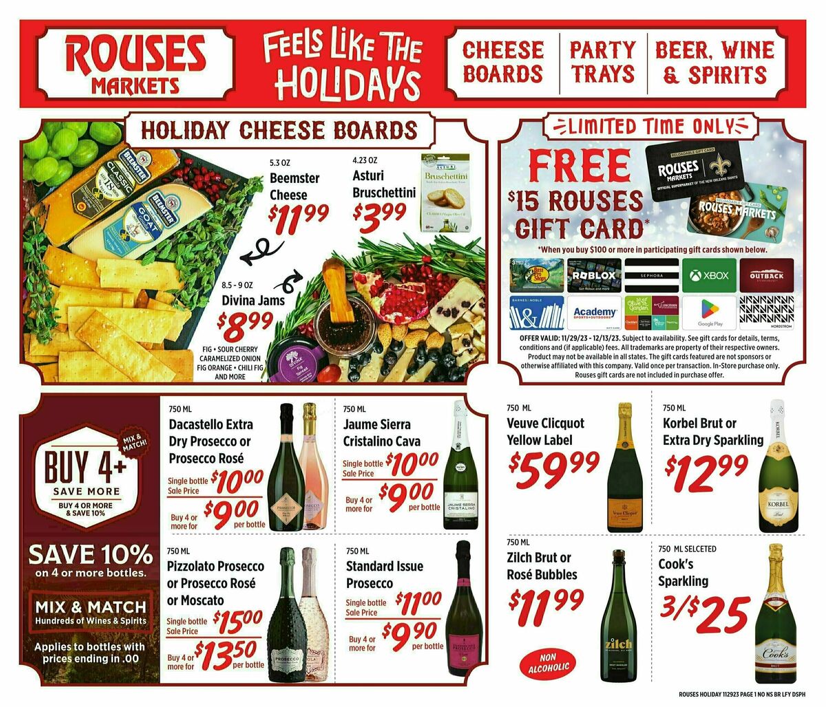 Rouses Markets Weekly Circular from November 29