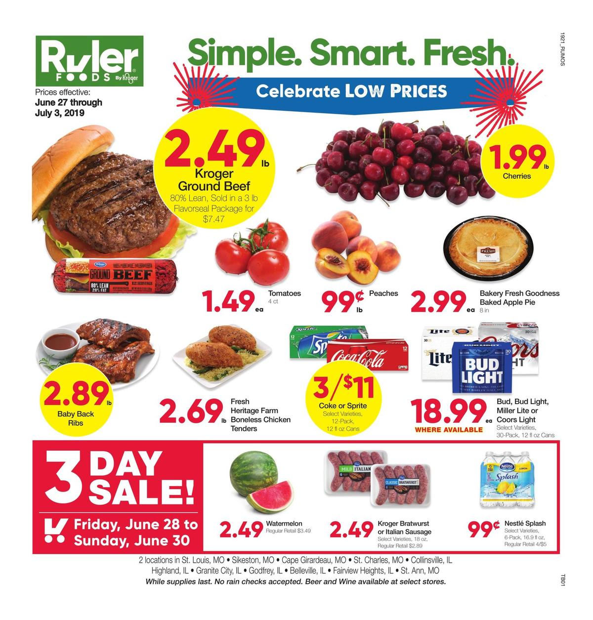 Ruler Foods Best Offers & Special Buys from June 27