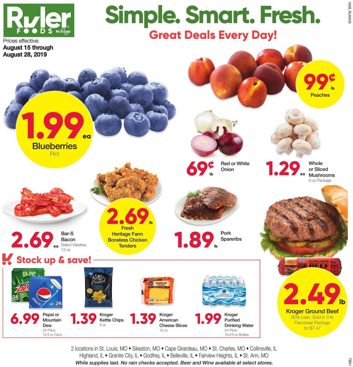 Ruler Foods Best Offers & Special Buys from August 15