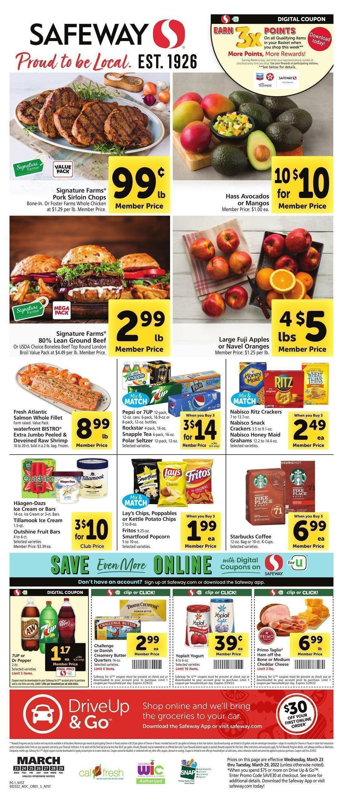 Safeway Weekly Ads & Special Buys from March 23