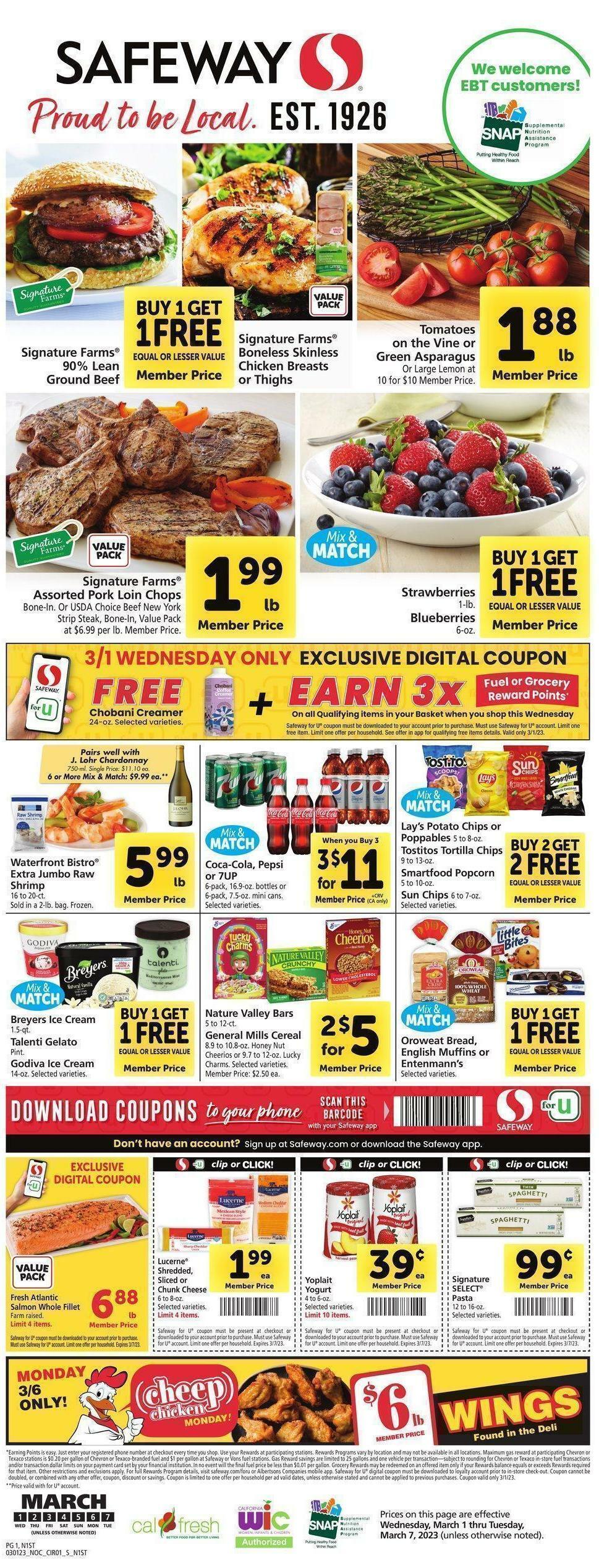 Safeway Weekly Ads & Special Buys From March 1