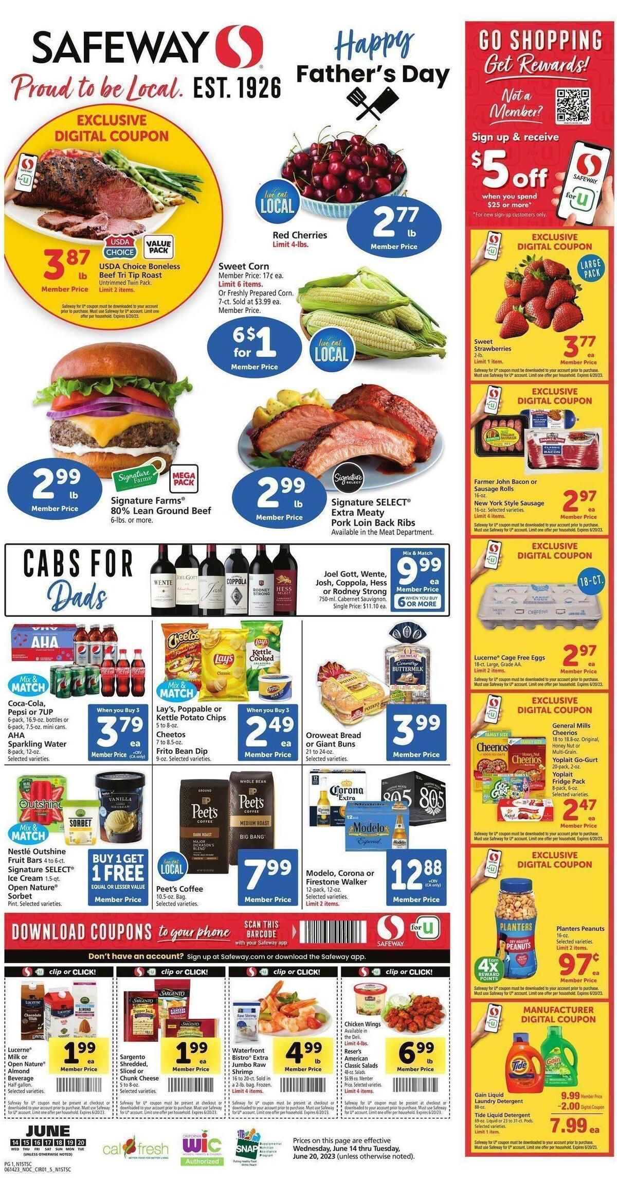 Safeway Weekly Ads & Special Buys from June 14