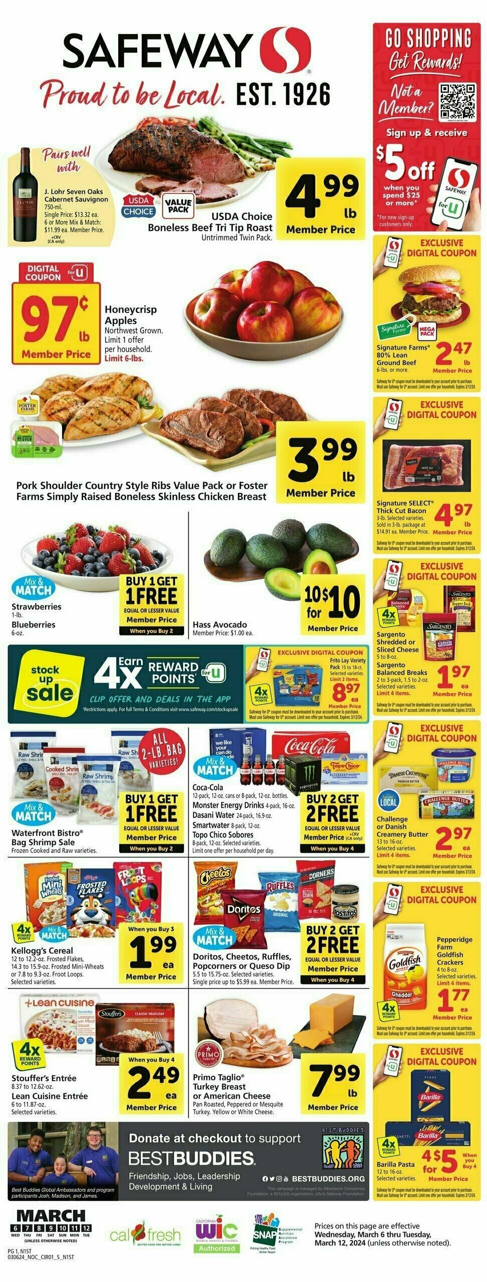 Safeway Weekly Ads & Special Buys from March 6