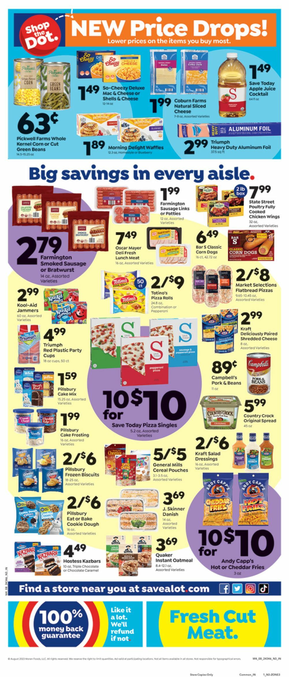 Save A Lot Weekly Ad from August 23 Page 3