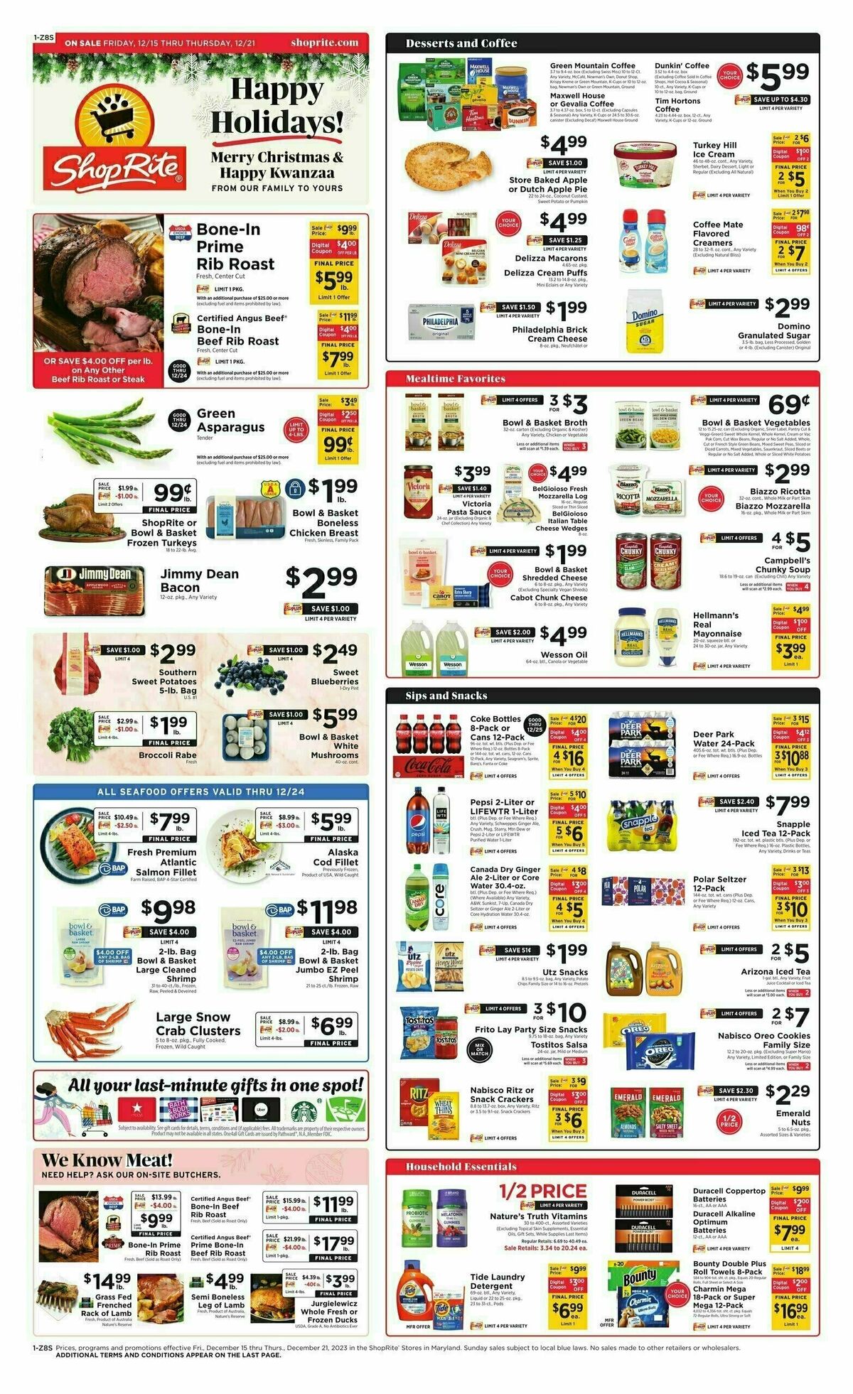 ShopRite Weekly Ad & Circular from December 15