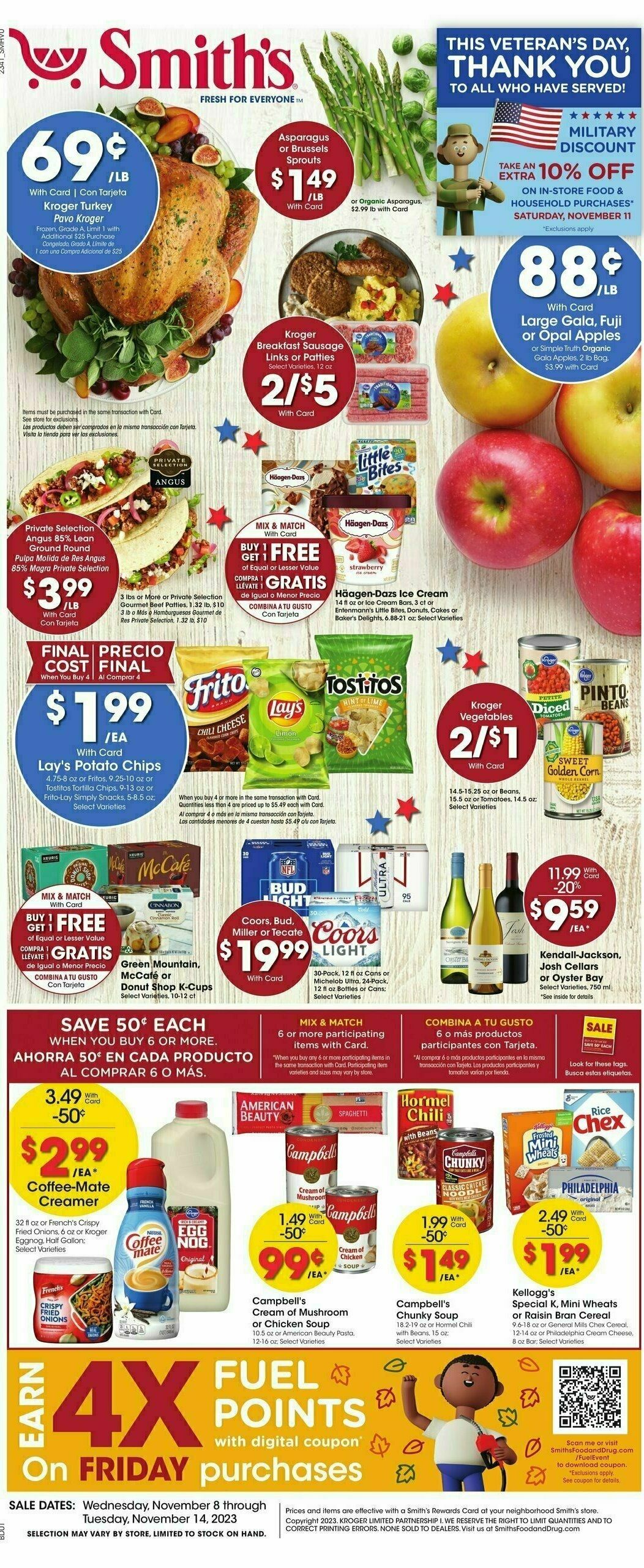 Smith's Weekly Ads & Deals from November 8