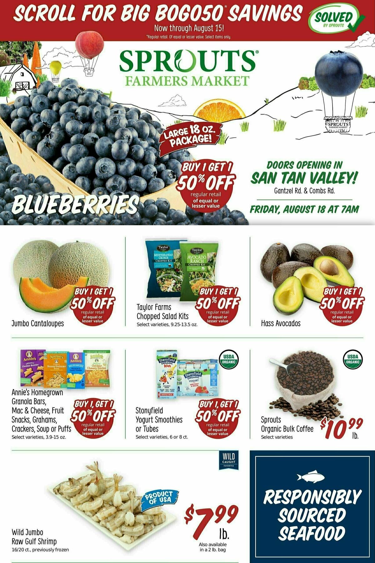 Sprouts Farmers Market Weekly Ad from August 9