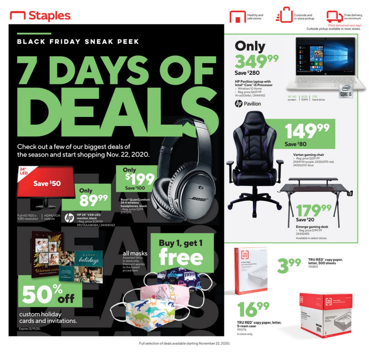 Staples Black Friday Top Deals Staples weekly ad from November 22