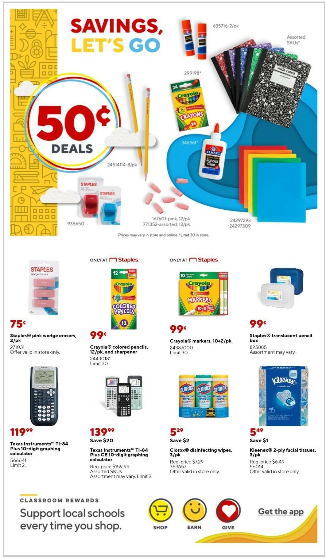 Staples Staples weekly ad from August 21