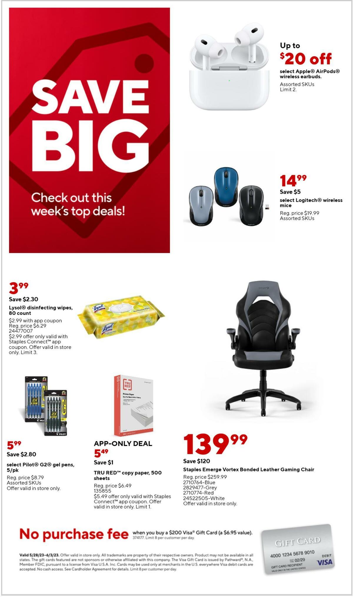 Staples Staples weekly ad from June 4