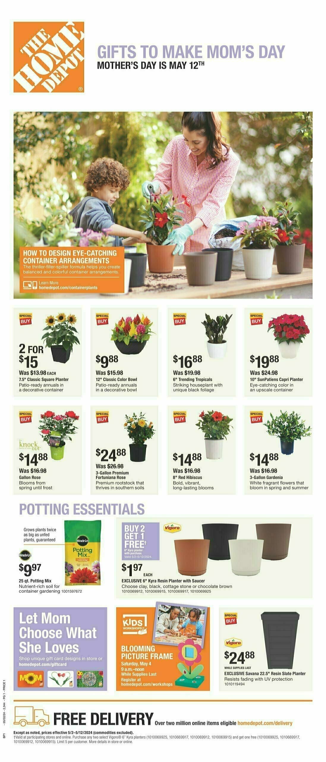 The Home Depot Mother’s Day Ad Local Ad & Catalog from May 2