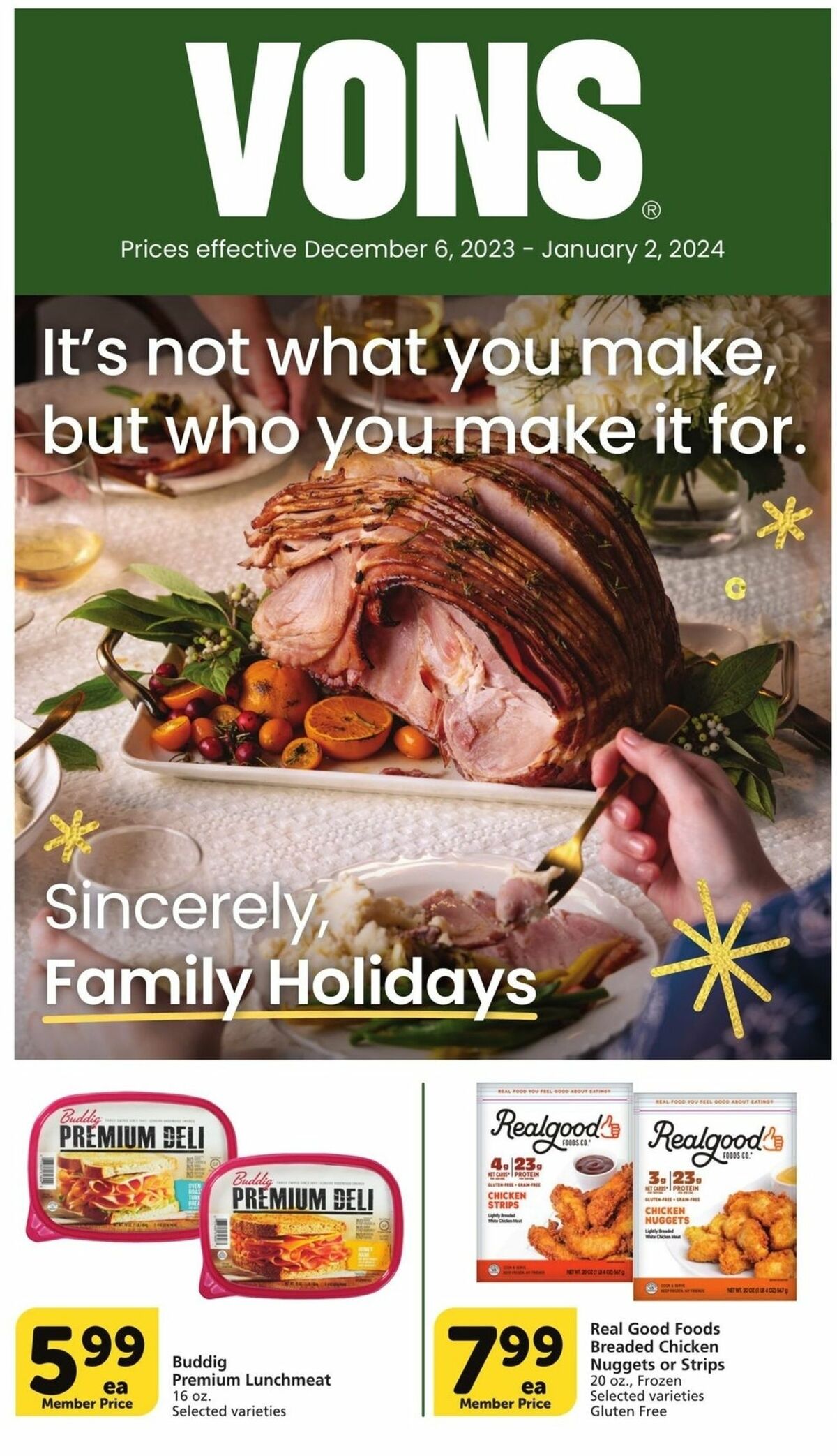 Vons Big Book of Savings Weekly Ad from December 6