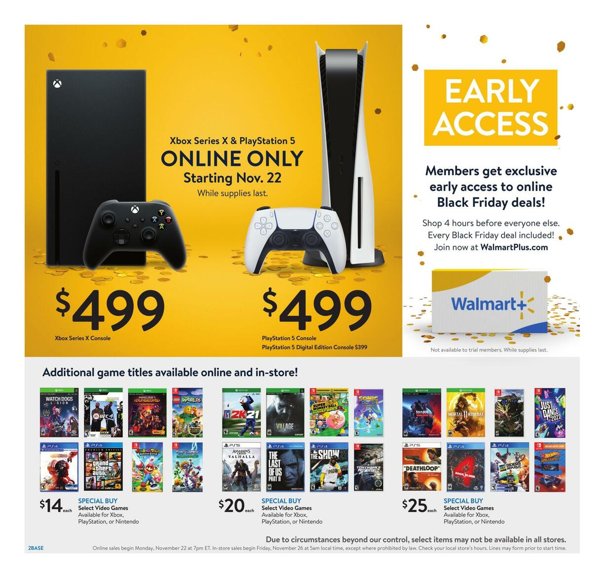 Walmart Black Friday Weekly Ads and Special Buys from November 22 Page 2