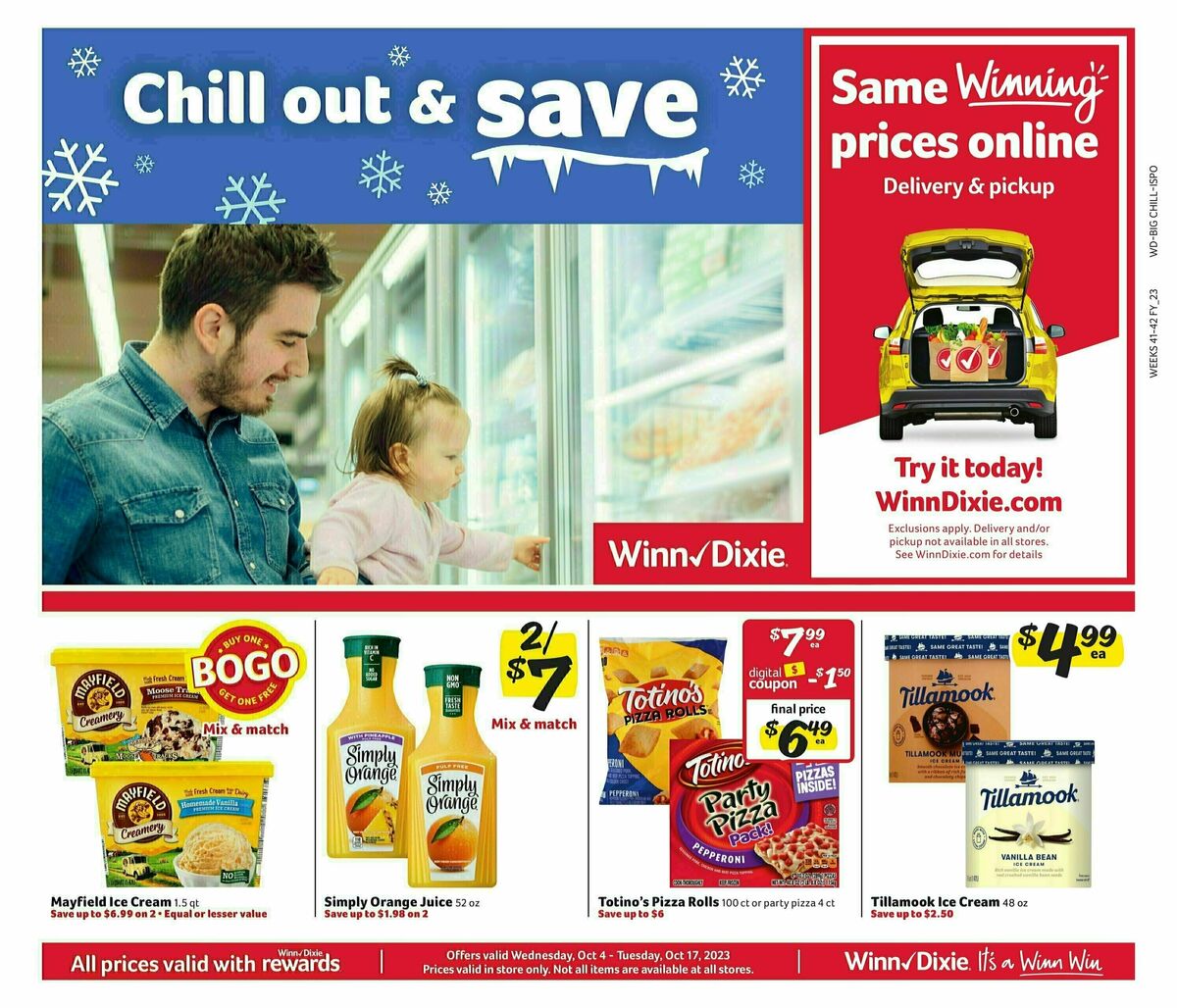 WinnDixie Weekly Ad from October 4