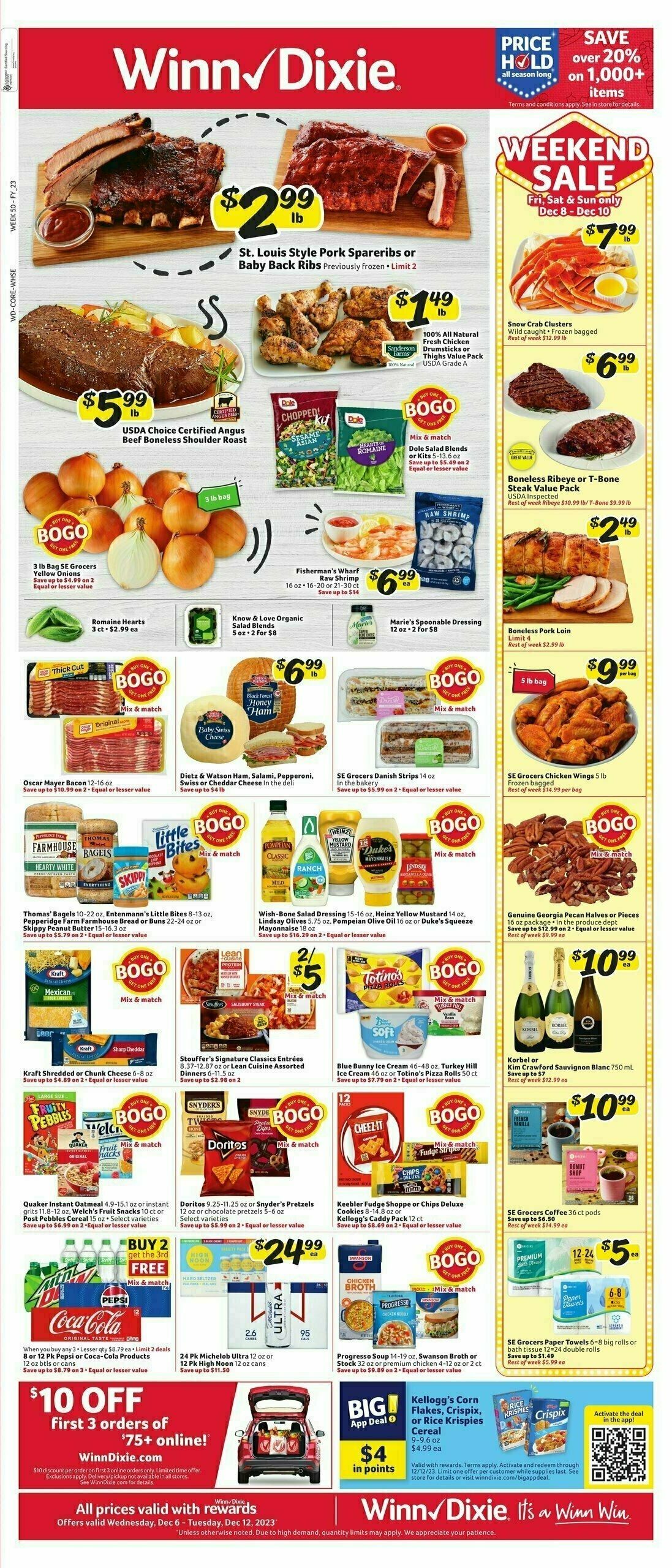 WinnDixie Weekly Ad from December 6