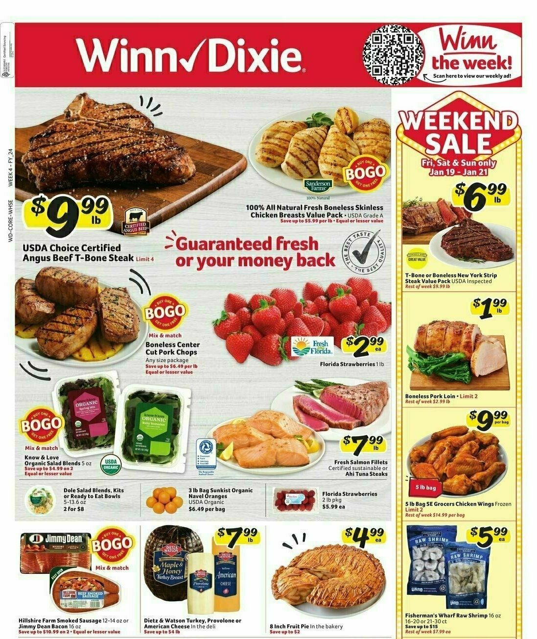 WinnDixie Weekly Ad from January 17