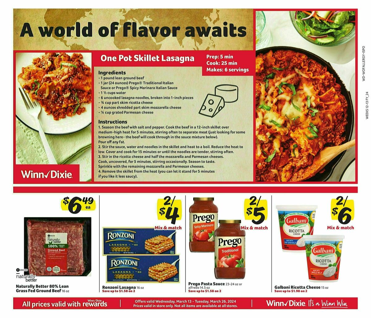 Winn Dixie Weekly Ad From March 13 6824